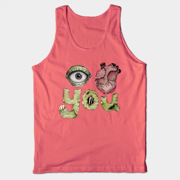 I <3 U! Tank Top by artistlaurenpower